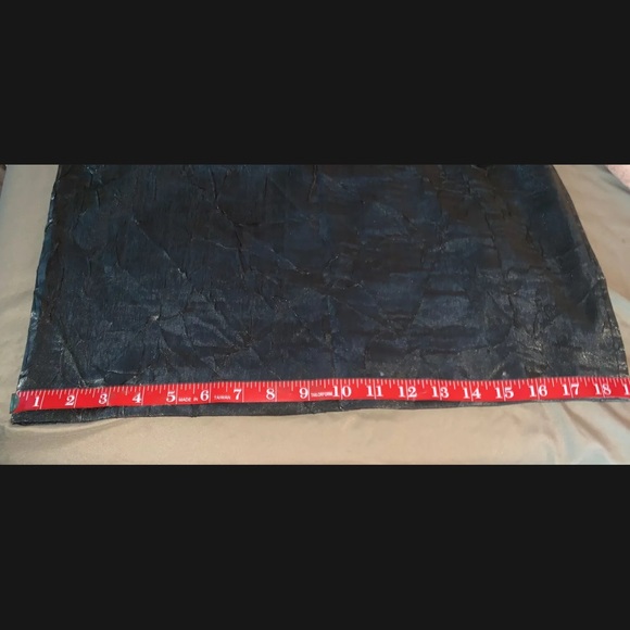 VINTAGE LENA GABRIELLE NY Green Satin Skirt! 27”! - Picture 10 of 12